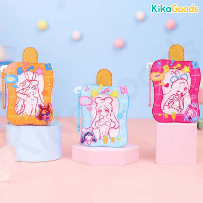 Alien Stage Rabbit Series Acrylic Ice Cream Keychain Blind Box