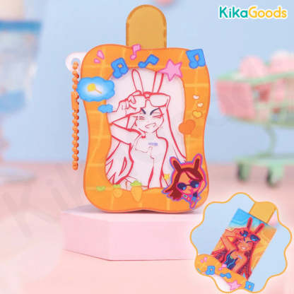 Alien Stage Rabbit Series Acrylic Ice Cream Keychain Blind Box