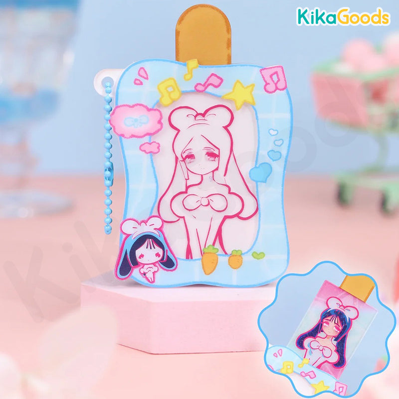 Alien Stage Rabbit Series Acrylic Ice Cream Keychain Blind Box