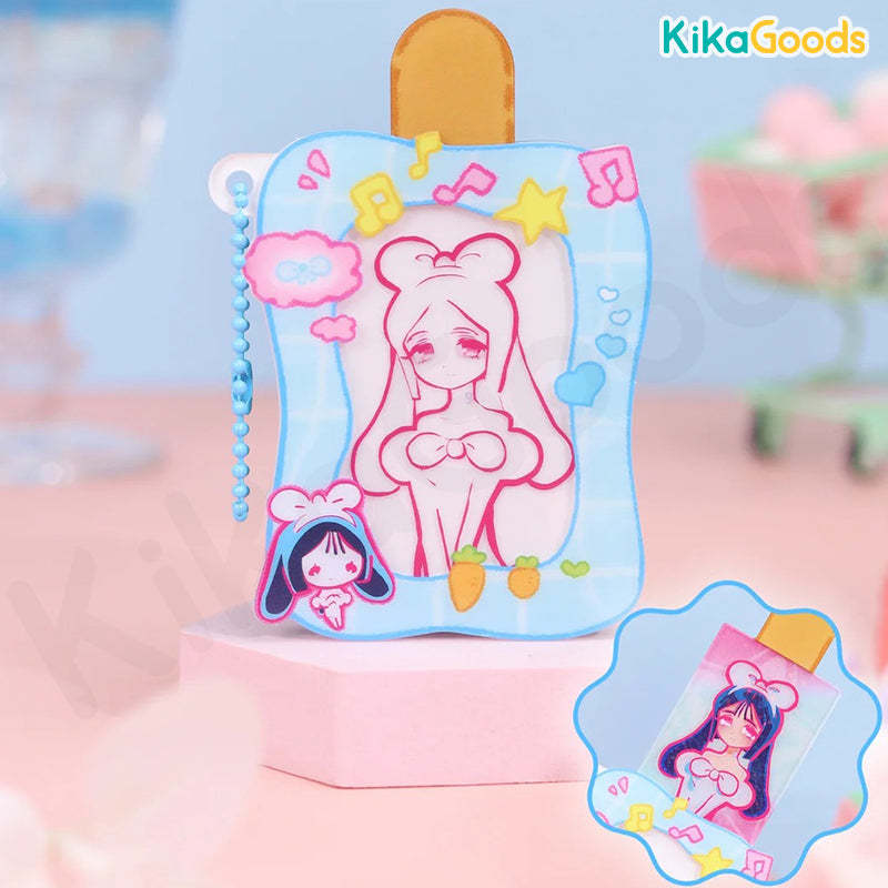Alien Stage Rabbit Series Acrylic Ice Cream Keychain Blind Box