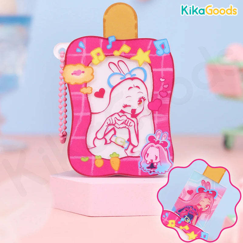 Alien Stage Rabbit Series Acrylic Ice Cream Keychain Blind Box