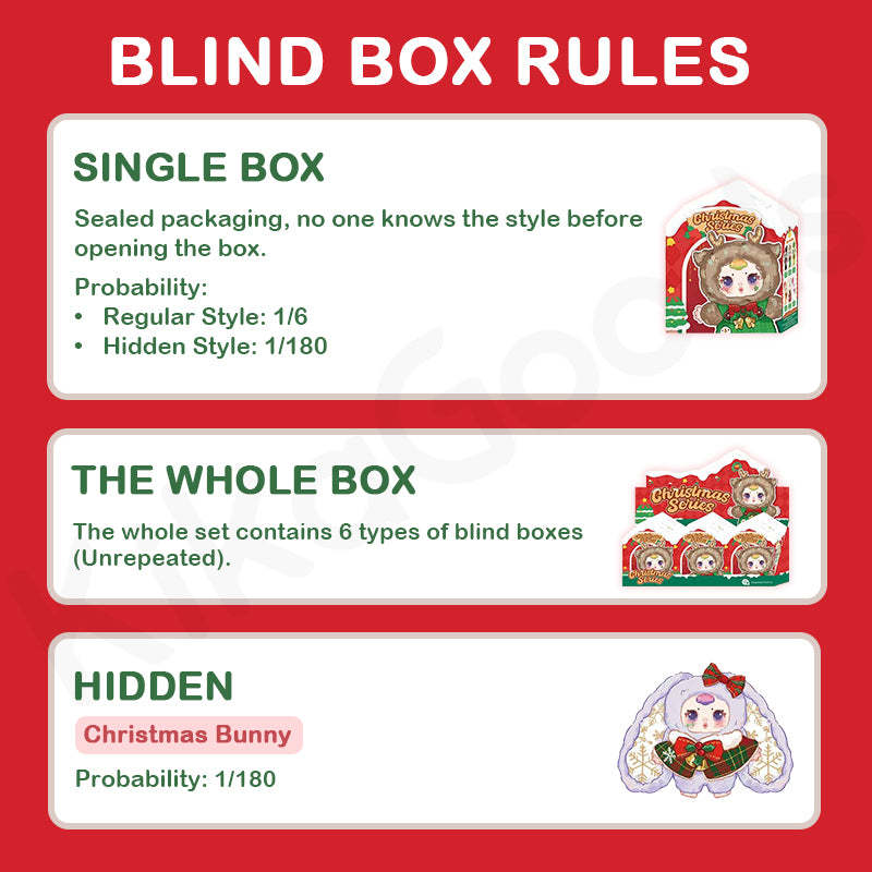 MM Suger Baby Christmas Series Plush Pendant Blind Box