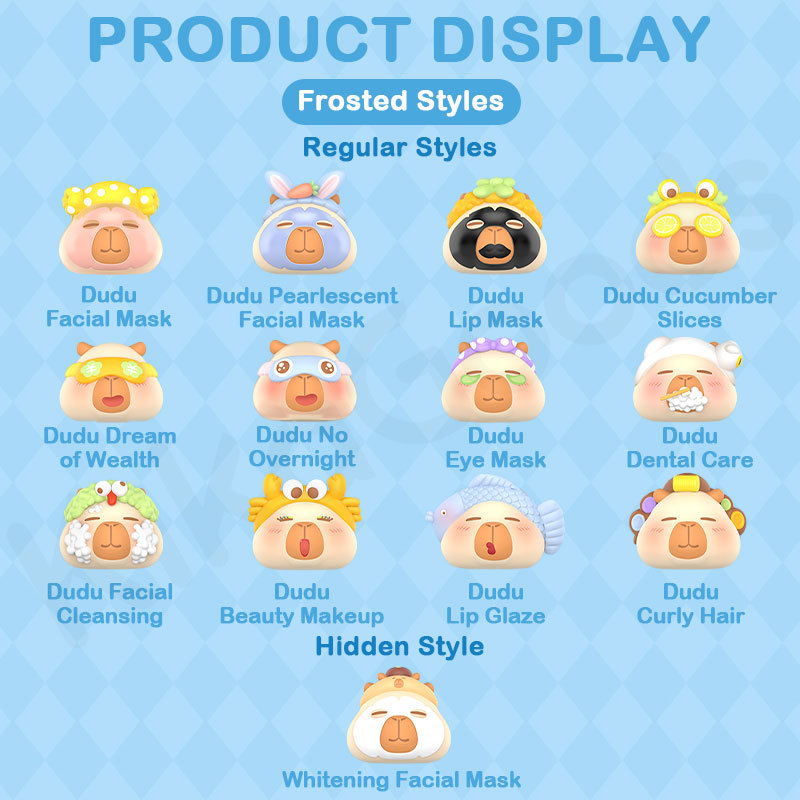 Capybara Dudu Beauty Diary Series Blind Box【Shipped in Nov./Dec. 2025】