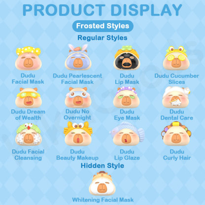 Capybara Dudu Beauty Diary Series Blind Box【Shipped in Nov./Dec. 2025】