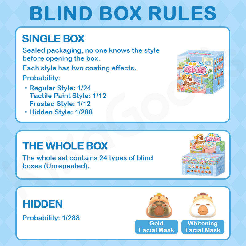 Capybara Dudu Beauty Diary Series Blind Box【Shipped in Nov./Dec. 2025】