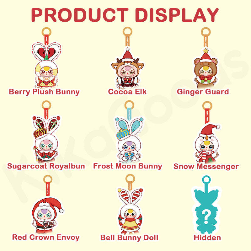 Baby Three Merry Christmas Series Plush Blind Box