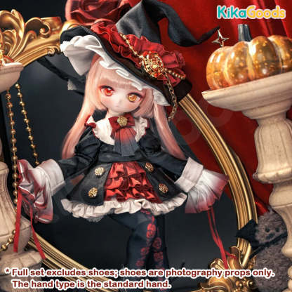 TinyFox 'Flora-Crimson Crowthorn' 1/6 Points Angel Body Halloween Special Color Limited Action Figure【Shipped in Jan./Feb. 2026】