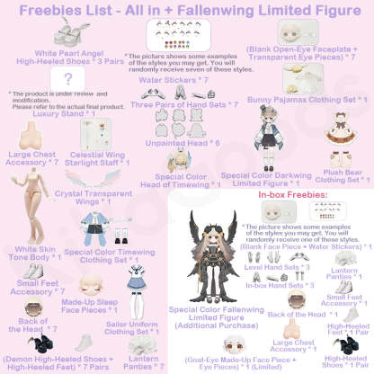 Light and Shadow Lightwing Academy Series 1/8 Action Figure BJD Blind Box【Shipped in May./Jun. 2026】