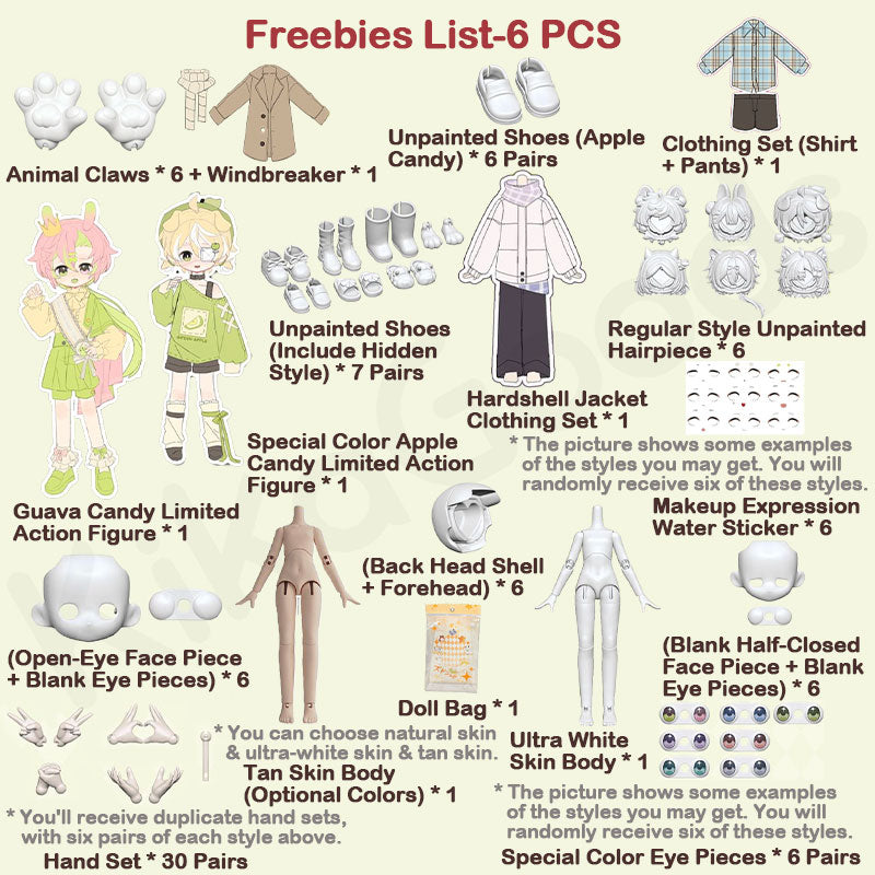 The Hard Candy Institute Series 1/12 Action Figure BJD Blind Box【Shipped in May./Jun. 2026】