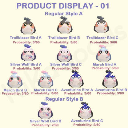 Honkai Star Rail Origami Bird Clash Series Mini Blind Bag