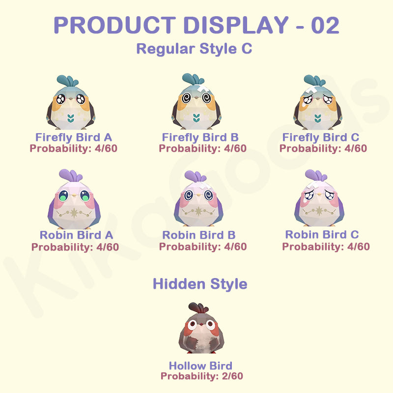 Honkai Star Rail Origami Bird Clash Series Mini Blind Bag