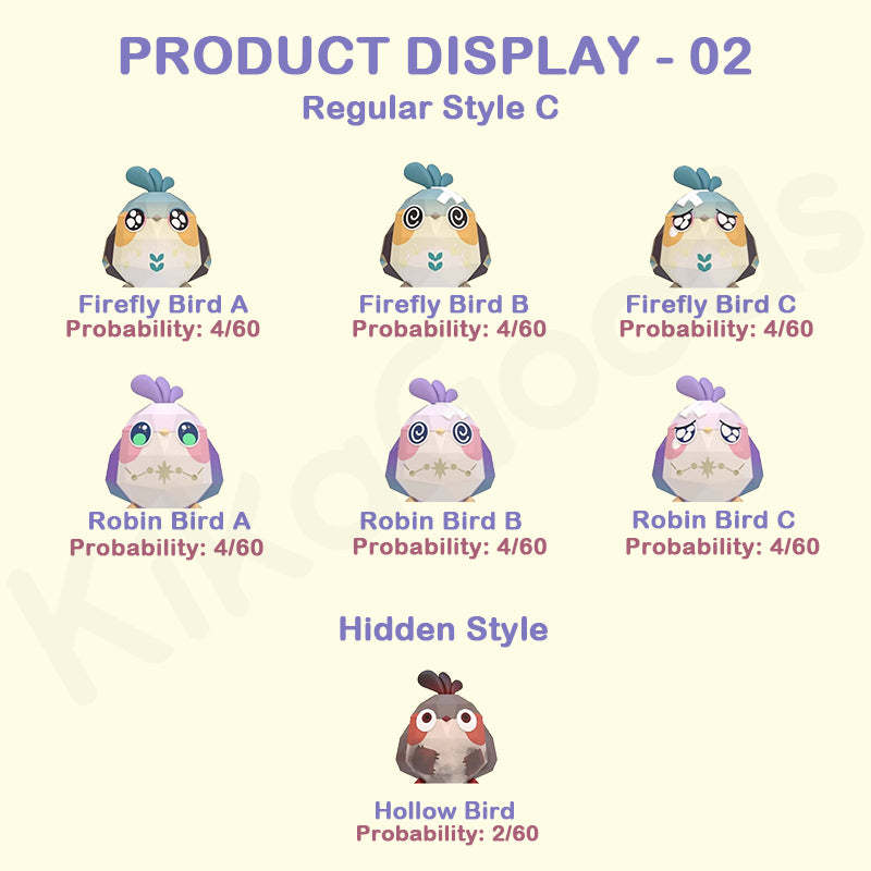 Honkai Star Rail Origami Bird Clash Series Mini Blind Bag