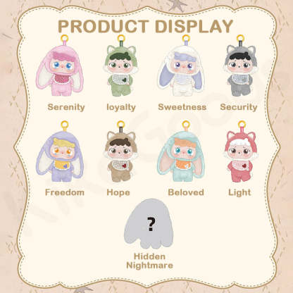 Mitutu Hulala Goodbye Nightmare Series Plush Blind Box