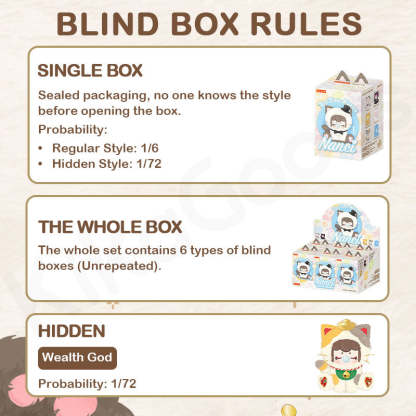 Nanci Tea Time Kitties Series Plush Blind Box
