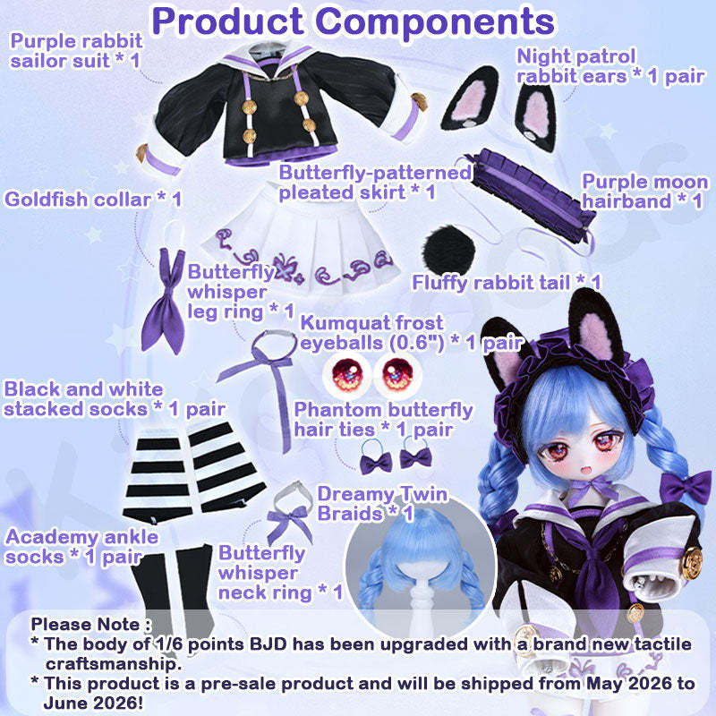 TinyFox 'Jinku Violet' 1/6 Points Angel Body Action Figure