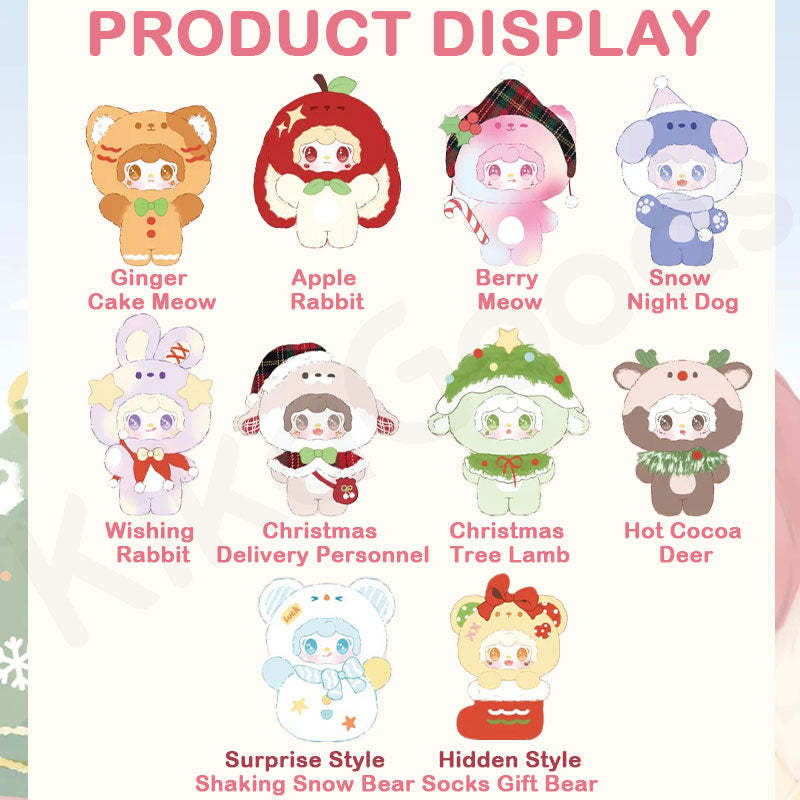 Yooki Jingle Bells Series Plush Blind Box