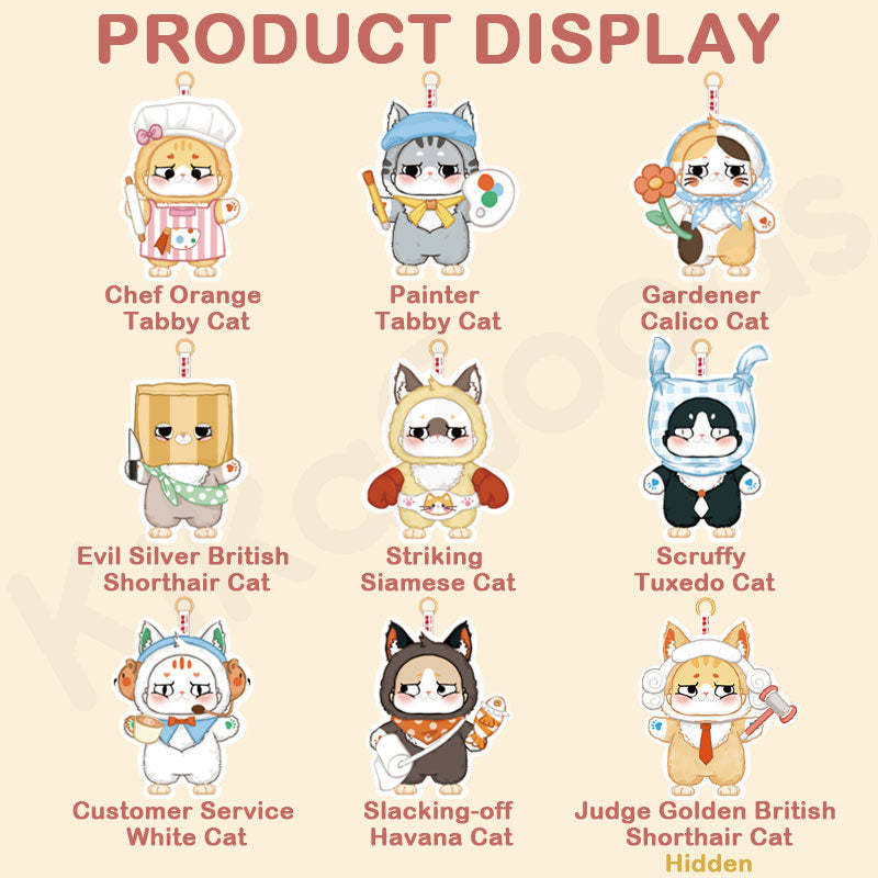 Meow King's Office Worker Chronicles Series Plush Blind Box