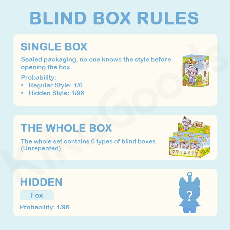 Pimi Animal Costume Diary Series Plush Blind Box