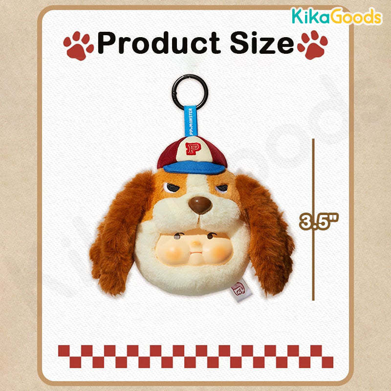 PP x MONSTER Puppy Bros Series PVC Plush Keychain Blind Box