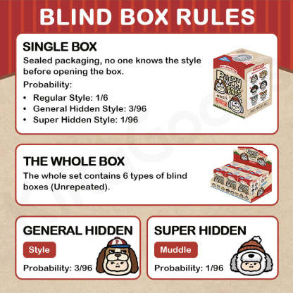 PP x MONSTER Puppy Bros Series PVC Plush Keychain Blind Box