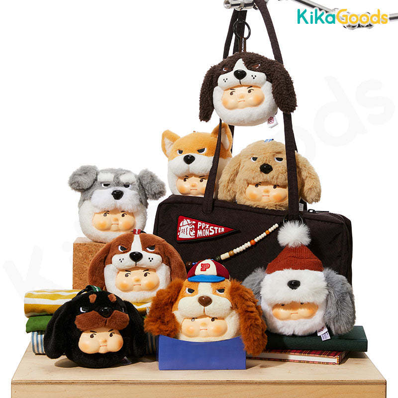 PP x MONSTER Puppy Bros Series PVC Plush Keychain Blind Box