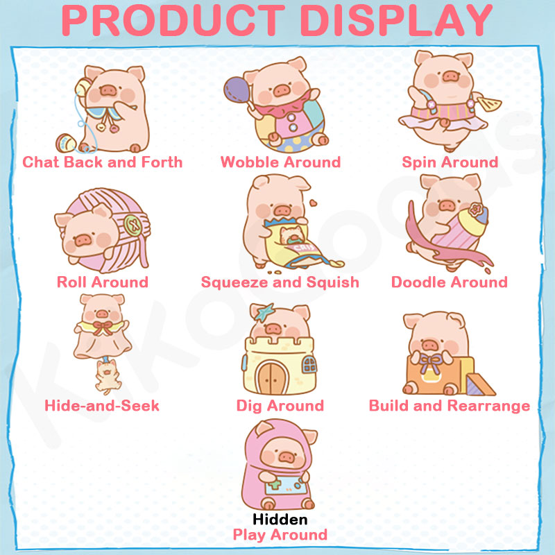 TNTSPACE x LuLu the Piggy Come Play Series Plush Pendent Blind Box