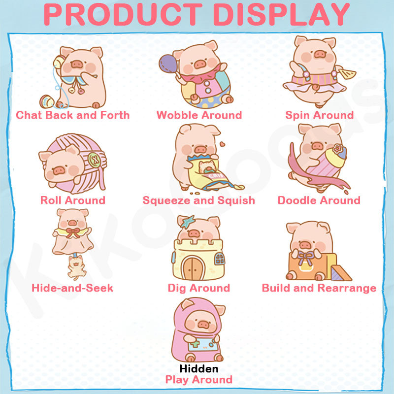 TNTSPACE x LuLu the Piggy Come Play Series Plush Pendent Blind Box