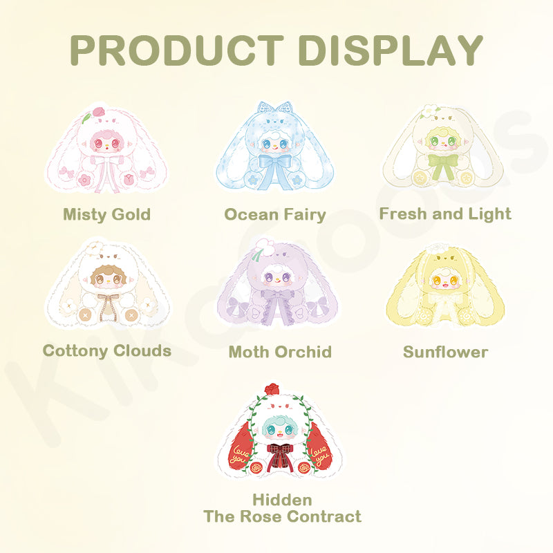 Yooki Bunny's Floral Fragments 400% Series Plush Blind Box
