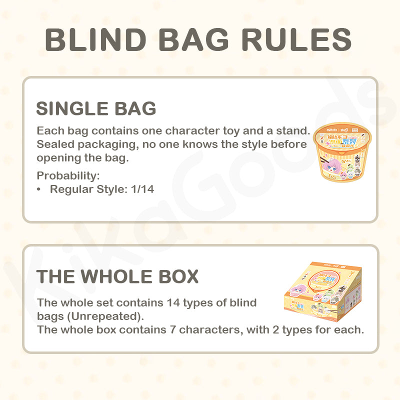 Honkai Impact 3rd Cup Noodles Stack Toy Vol.1 Blind Bag