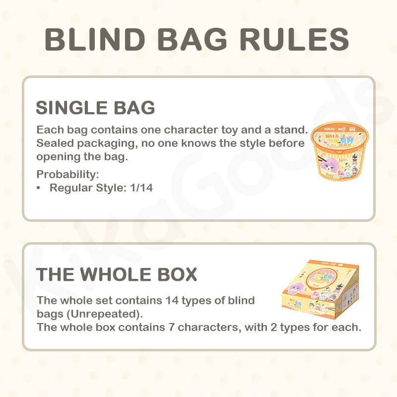 Honkai Impact 3rd Cup Noodles Stack Toy Vol.1 Blind Bag