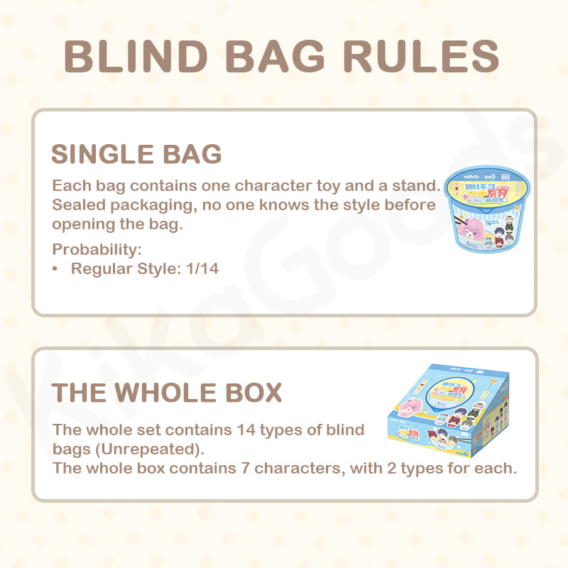 Honkai Impact 3rd Cup Noodles Stack Toy Vol.2 Blind Bag