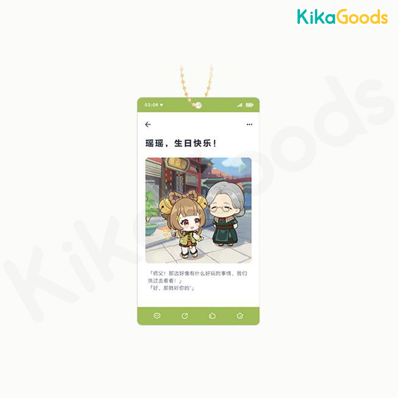 Genshin Impact Happy Birthday Series Acrylic Pendant - Box A