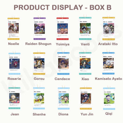 Genshin Impact Happy Birthday Series Acrylic Pendant - Box B
