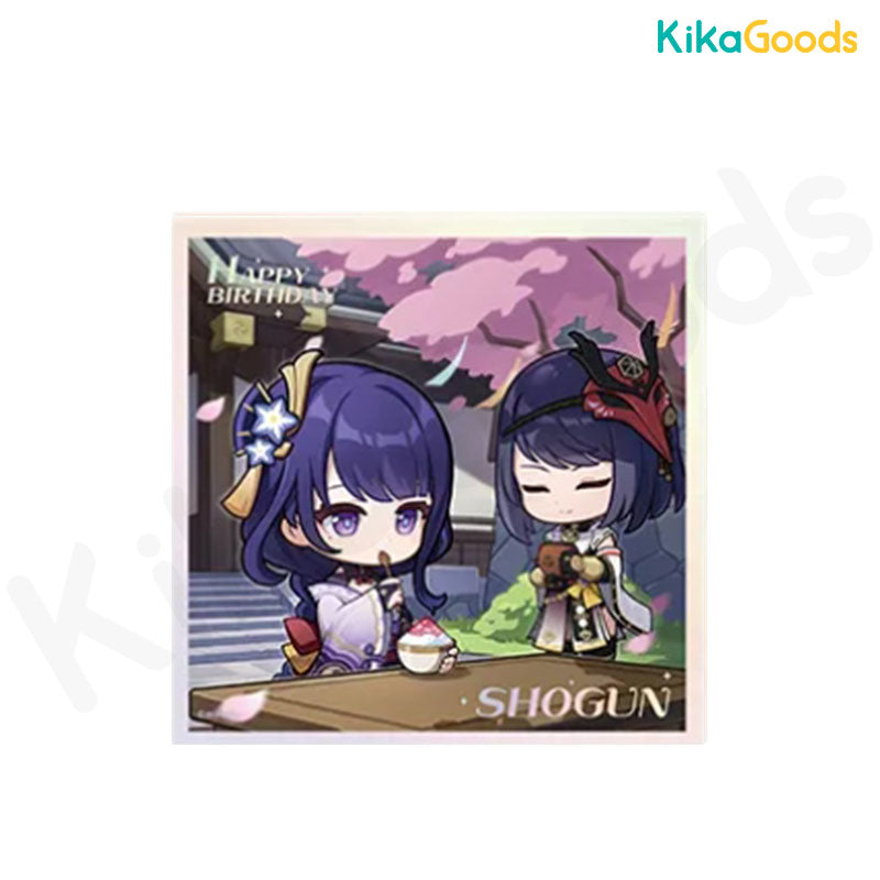 Genshin Impact Happy Birthday Series Mini Color Paper - Box B