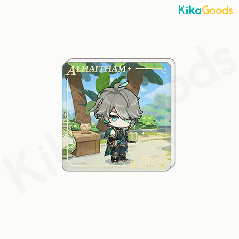 Genshin Impact Happy Birthday Series Acrylic Fridge Magnet - Box A