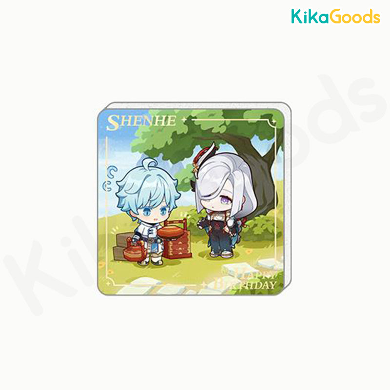 Genshin Impact Happy Birthday Series Acrylic Fridge Magnet - Box B
