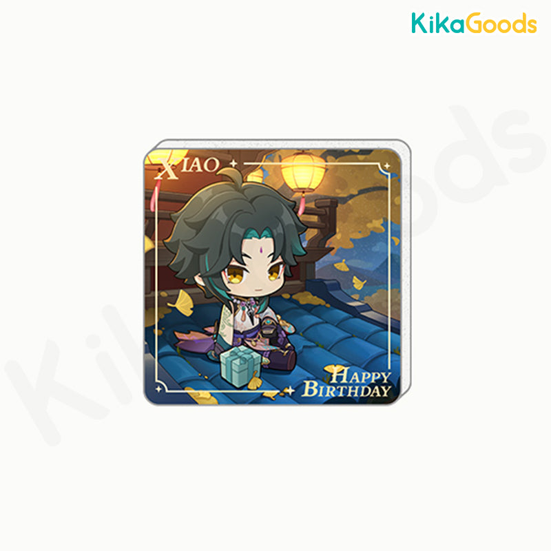 Genshin Impact Happy Birthday Series Acrylic Fridge Magnet - Box B