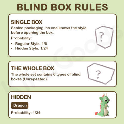 Godgwawa Weird Animals Series Blind Box