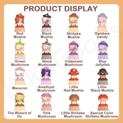 Little Mushroom Girl & Little Mushroom Keycap Series Blind Box