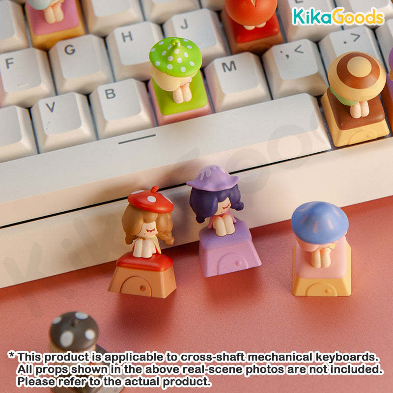 Little Mushroom Girl & Little Mushroom Keycap Series Blind Box