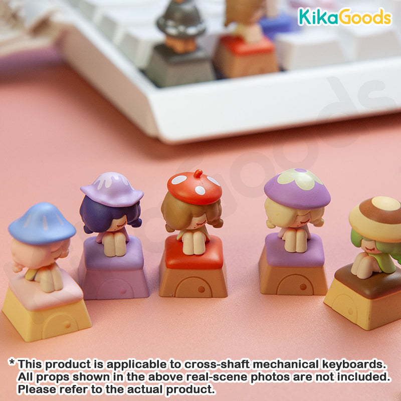 Little Mushroom Girl & Little Mushroom Keycap Series Blind Box