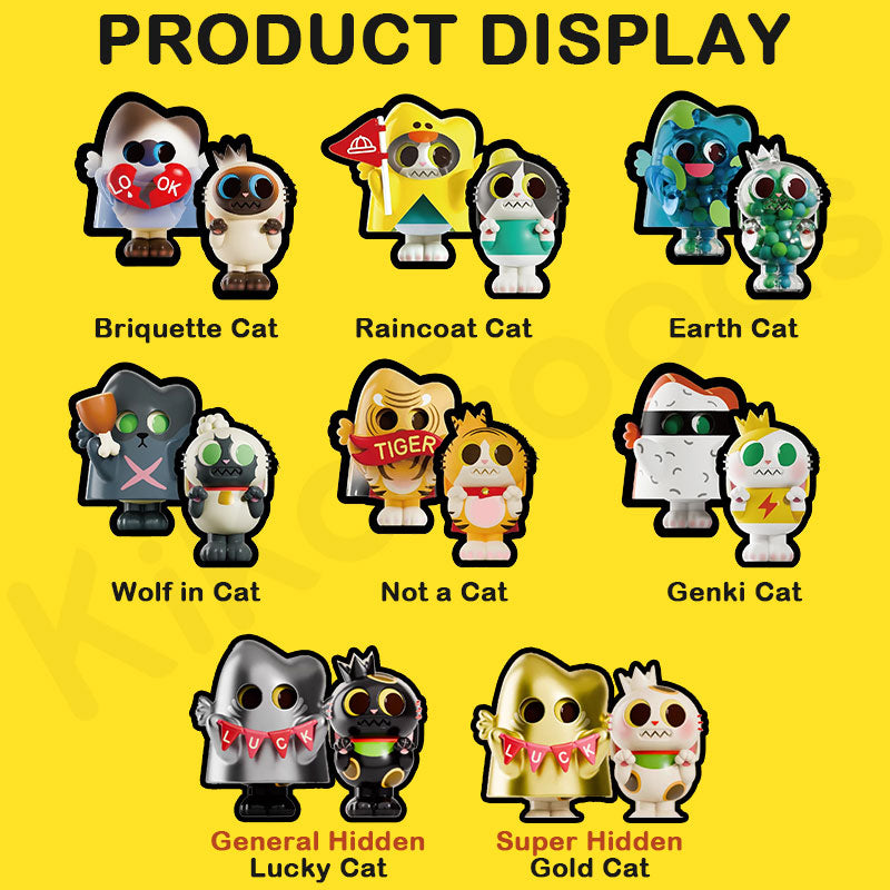 ジッタリン・ジン　jitterin’jinn 猫娘baby cat レア　非売品 Jinart x PAWS NOVA Ghost Cat Series Mini Blind Box – KikaGoods