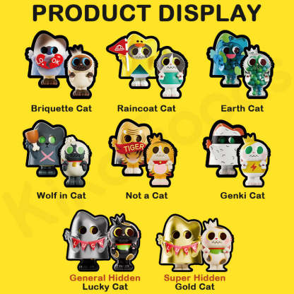 Jinart x PAWS NOVA Ghost Cat Series Mini Blind Box