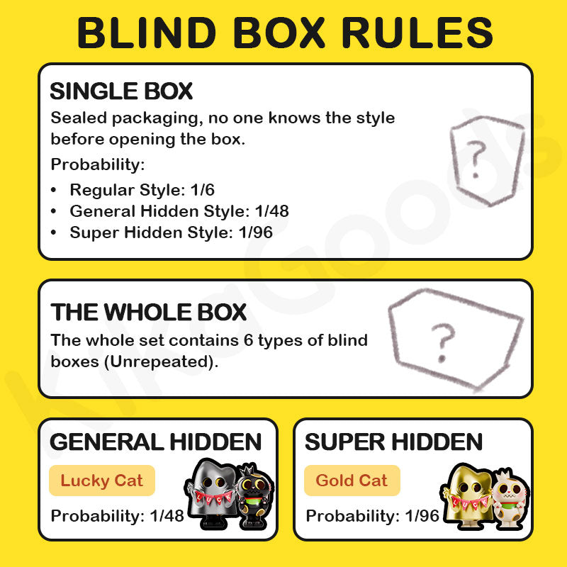 Jinart x PAWS NOVA Ghost Cat Series Mini Blind Box