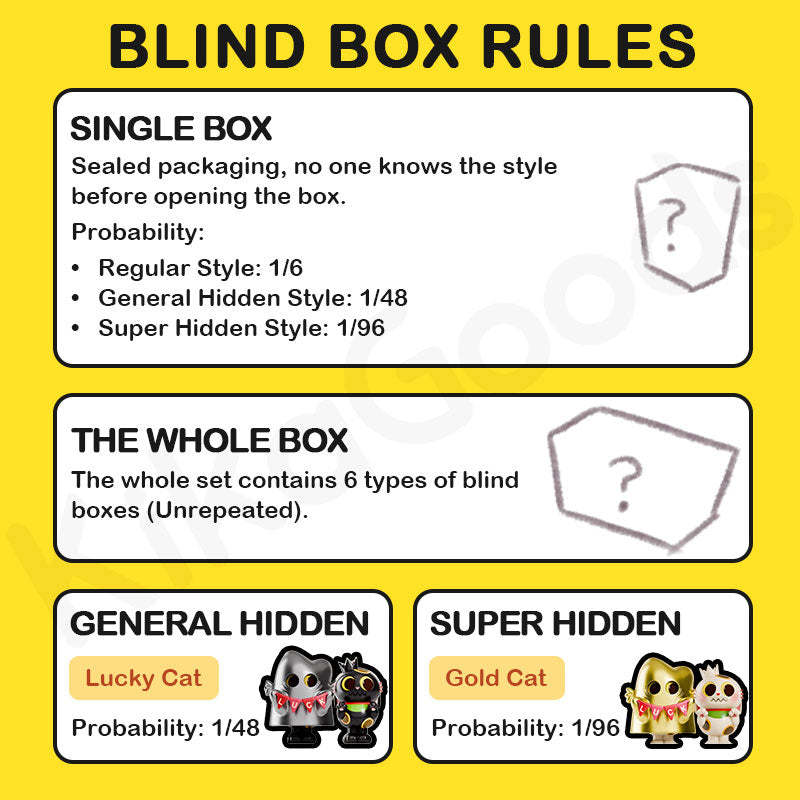 Jinart x PAWS NOVA Ghost Cat Series Mini Blind Box