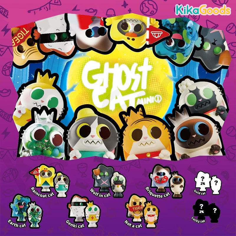 Jinart x PAWS NOVA Ghost Cat Series Mini Blind Box
