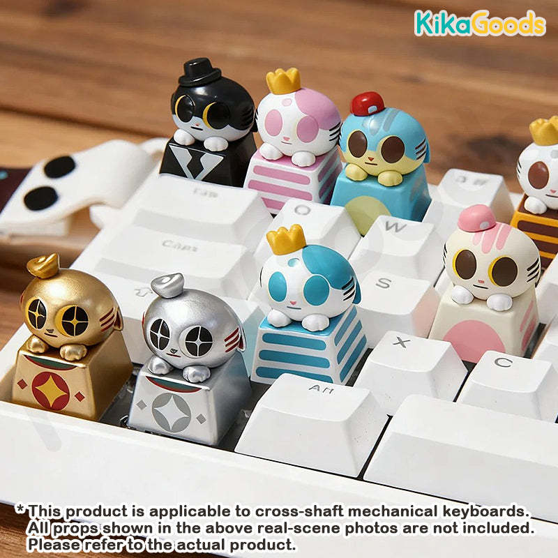 Fingertip Doshii Cat Mini Keycap Blind Box