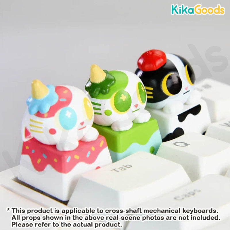 Fingertip Doshii Cat Mini Keycap Blind Box
