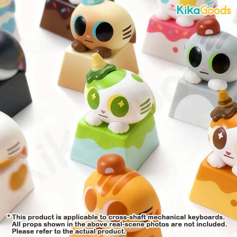 Fingertip Doshii Cat Mini Keycap Blind Box