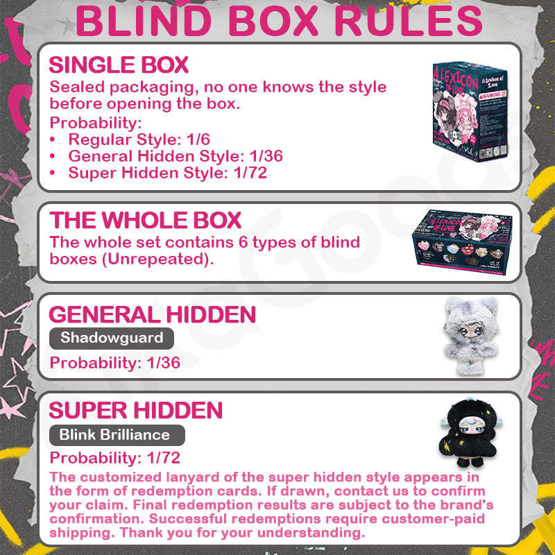 Lulumi A Lexicon of Love Series Plush Blind Box【Shipped in Jan./Feb. 2026】